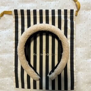 Camel Faux Shearling Headband - Lele Sadoughi - no tag but never worn!